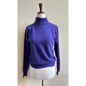 Vintage Strawbridge & Clothier 100% Cashmere  Turtleneck Sweater Women's S/PM